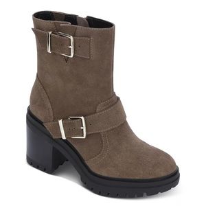 Kenneth Cole Women's Rhode Double Buckle Platform Boots